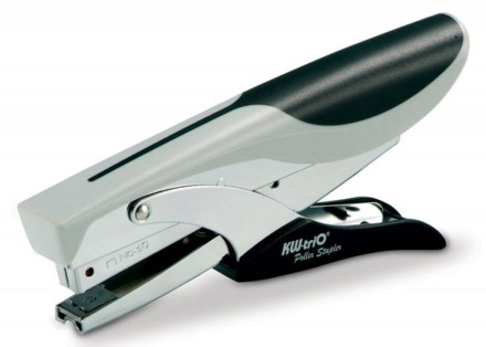 Степлер KW-TRIO 10 на 15 листов, ПЛИЕР, эргоном.ручка, вместимость 100 скоб