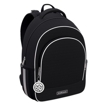 Ученический рюкзак с грудной перемычкой ErichKrause ErgoLine 15L Black