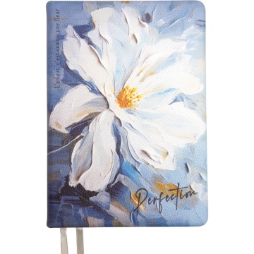 Ежедневник недат. А5 deVENTE Perfection 272 стр.,сиренево-голубой ,тв.обл.,кожзам, ляссе