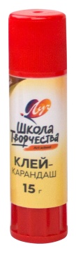 Клей-карандаш «Школа творчества», 15 г