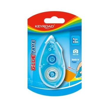 Клеящая лента двухсторонняя "KEYROAD" 8 мм x 5м, блистер
