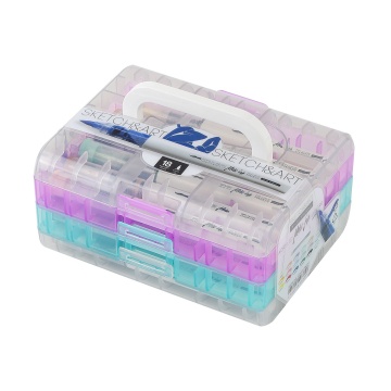 Набор маркеров акриловых 18цв. кистевидн. "Sketch and Art" 1-6мм, увеличенный объем