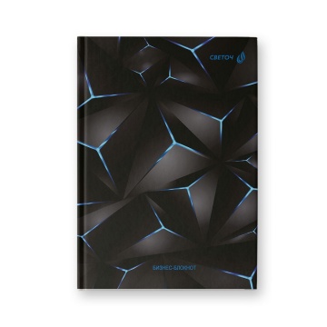 Блокнот А5 7БЦ  64л "Графика" кл., глянц.лам.