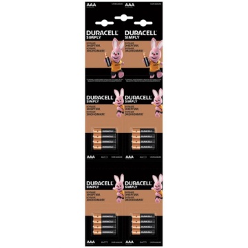 Батарейка LR-03 (ААA) DURACELL Simply, на отрывной ленте, цена за 1 шт