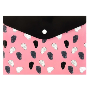 Конверт на кнопке  с рисунком А5 Котики, 24*17см