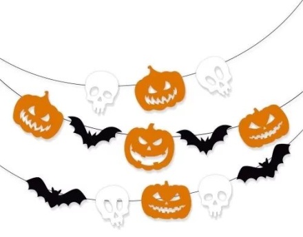 Гирлянда "Ужасно веселая гирлянда. Хеллоуин" 3-4 м