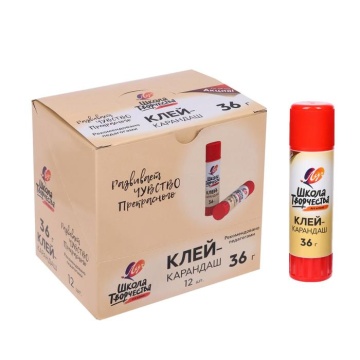 Клей-карандаш «Школа творчества» 36 г