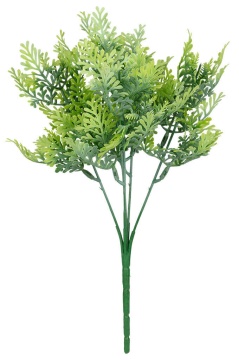 Декоративные элементы "Ветка зелени" 27см, пластик