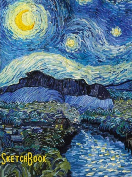 СКЕТЧБУК А5. ЗВЁЗДНАЯ НОЧЬ-2