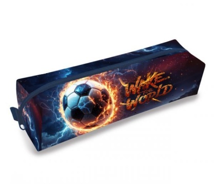 Пенал. Объёмный, мягкий. ОГНЕННЫЙ МЯЧ