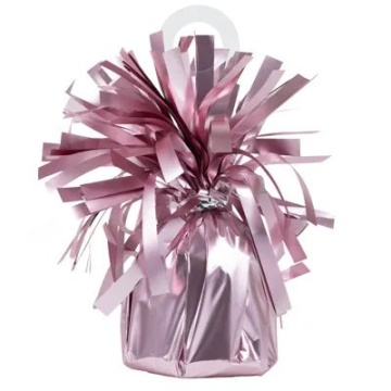 Грузик д/шара Конус розовый сатин