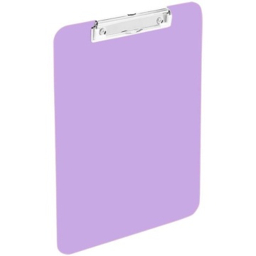 Клипборд А4, Pastel сиреневый, пластик 2 мм