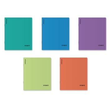 Тетрадь общая ученическая с пластиковой обложкой на скобе ErichKrause Pulse, Химия, 48 листов, клетк