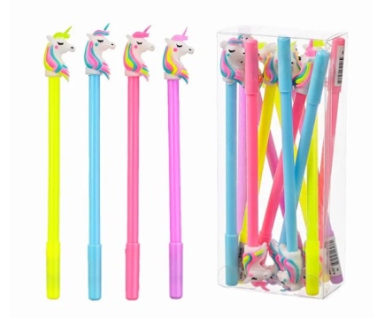 Карандаш вечный UNI, ассорти 4 цвета, ПВХ-упаковка