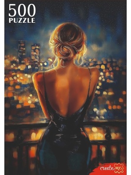 Пазлы 500 элементов 480*330мм. "Огни ночного города"
