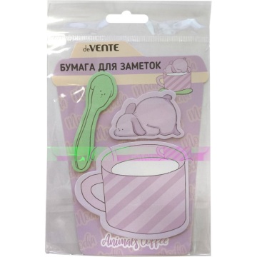 Набор бумаги с липким краем "deVENTE. Animals Coffee. Dog" 80x68 мм, 72x23 мм и 54x35 мм, 3x20 л