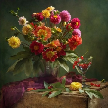 Вышивка бисером. Частичная зашивка. 23*23.27.28.29 см. В ассортименте (цветы, пейзаж)