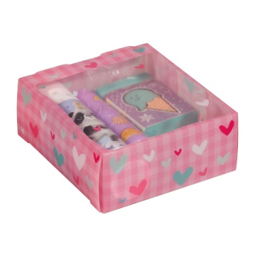 Набор подарочный BV "Sweets" текстовыделитель, ластик, клей