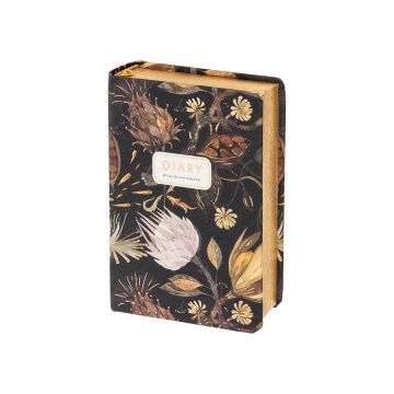 Ежедневник недат. А7 208л., 7БЦ "Flora. Ночные цветы" ляссе