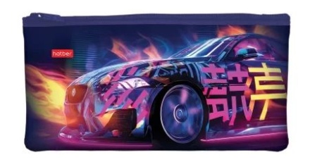 Пенал-косметичка (205*110) молния, ткань "Neon Drift"