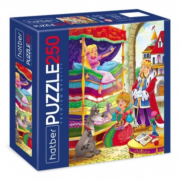 Пазлы 250 элементов 280*400мм. "Принцесса на горошине" Premium