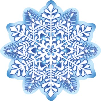 Украшение на скотче 10*10см "Снежинка"