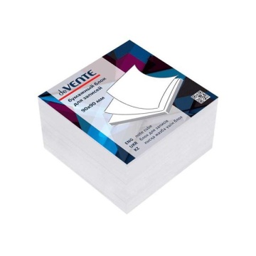 Блок бумаги для записи  (90*90*50мм) белый., непроклеенный, 100г.м2