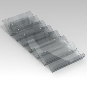 Комплект на 7 секций "Для папок" 300мм, оргстекло 3мм