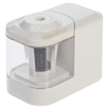 Точилка ЭЛЕКТРИЧЕСКАЯ 1 отв,  Hatber "Master" спиралевидное лезвие