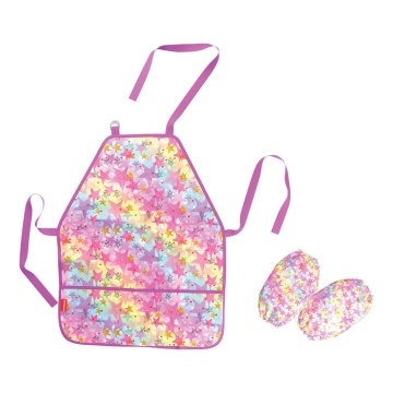 Набор Нарукавники + фартук для труда 550*430мм 3 кармана " Shiny Stars"