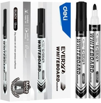 Маркер Deli для белой доски 1,5мм черный