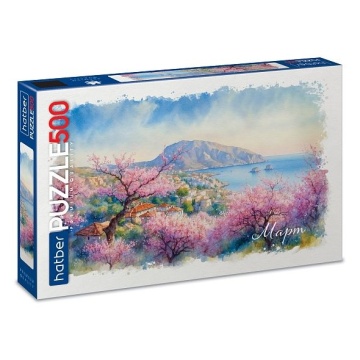 Пазлы  500 элементов  480*330мм.  "Калейдоскоп. 12 месяцев. Март"