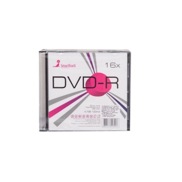 Диск DVD-R Smart Truck 16х емкость 4,7Gb, Slim