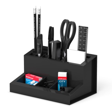 Набор настольный пластиковый ErichKrause Leader, Classic, черный