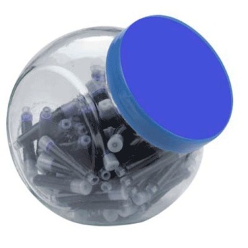 Картридж deVENTE для перьевой ручки син., 50шт