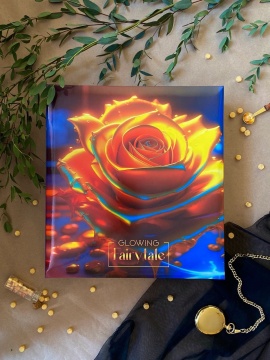 Фотоальбом магнитный 50л 23*28см кольца, Liquid metal flowers 1