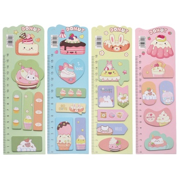 Закладки с липким краем (66*210мм)  5 цв. "Сладости"