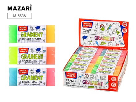 Ластик MAZARI "Gradient" ароматиз.