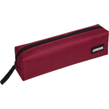 Пенал-косметичка (210*60*40) молния, ткань "Red", с каучук.аппликацией , на 30пр.,красный