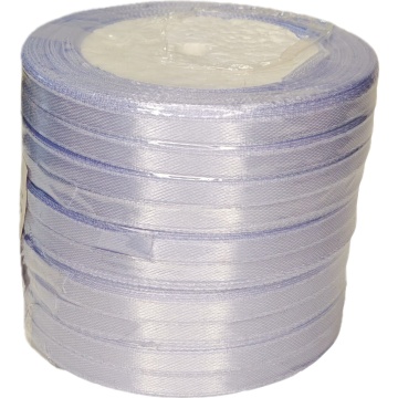 Лента упаковочная атласная 6мм, 22 м сиреневая (10шт/уп)
