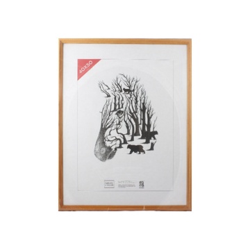 Фоторамка дерево 40*50см. 1703 (Желтая)