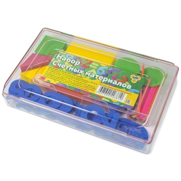 Набор счетных материалов, пластик /132 пр./