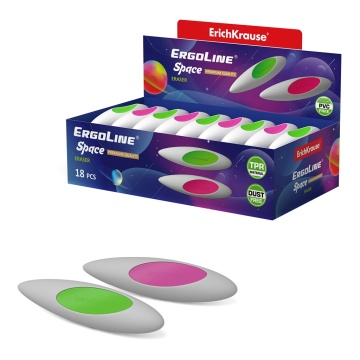 Ластик ЕК "Ergoline" Space" с пластик. деражателем