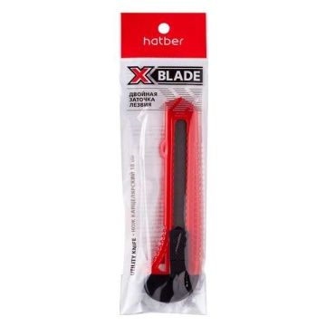 Нож канцелярский 18мм ассорти "X-Blade" е
