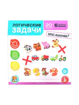 Игра развивающая Логические задачи "Что лишнее" 5+