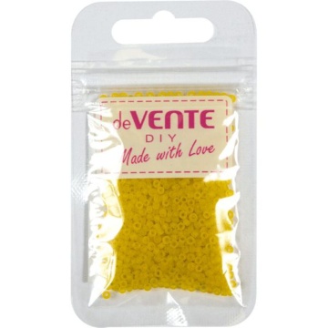 Бисер круглый "deVENTE. Frosted"  2 мм, 10гр, стекло, полупрозр., желтый
