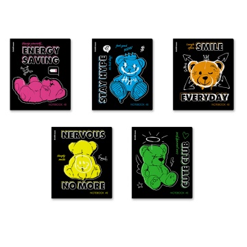 Тетрадь А5 48л кл. Erich Krause  "Low Battery", матовая ламинация+выборочный УФ-лак MIX-PACK