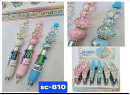 Авторучка - МИНИ: 4-х цветная: детская; "ЗАЙЧИК", мини-корпус, с вращающимся наконечником .ассорти., резиновый держатель; 0,5 mm.