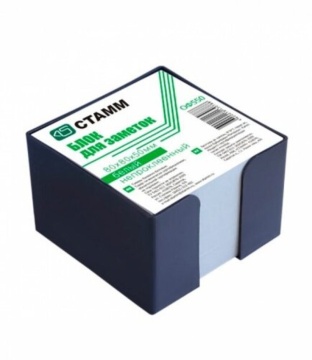 Блок бумаги для записи  (80*80*50мм) белый, непроклеенный, 65 г/м2, в боксе