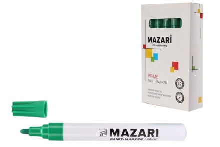 Маркер краска 2мм ЗЕЛЕНЫЙ